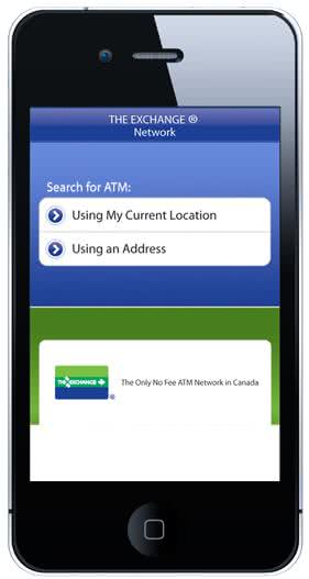 Free No Fee ATM Finder iPhone App 
