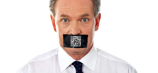 Lost messages with QR Code’s.