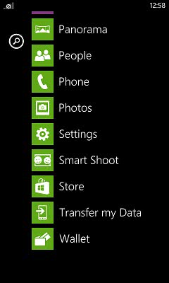 Windows phone email account setup step 1