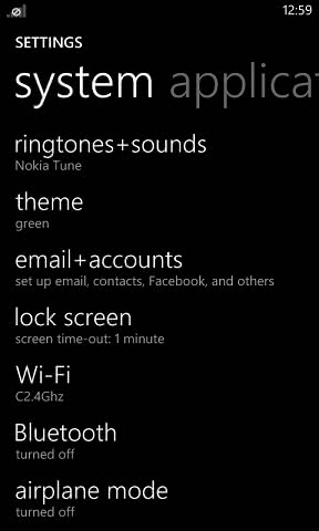 Windows phone email account setup step 2