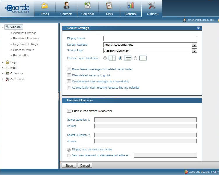 Email password change step 2