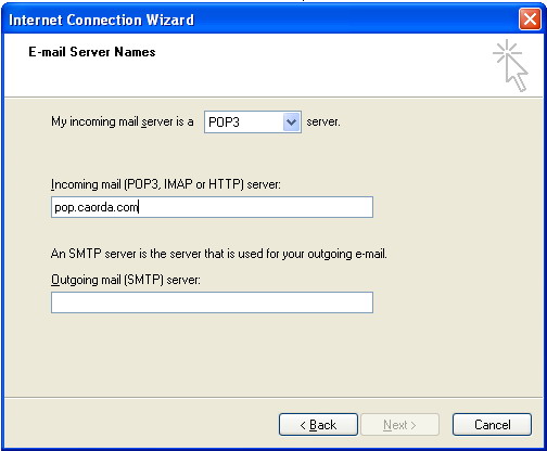 Setting Up Outlook Express step 5