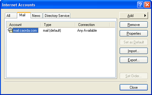 Setting Up Outlook Express step 8