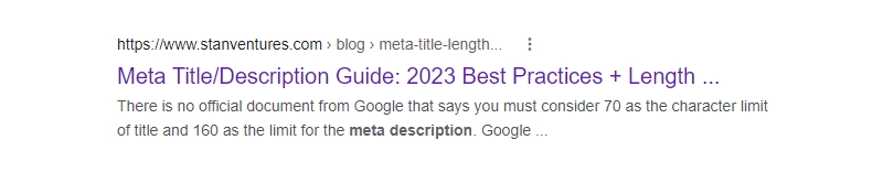 SEO Title length example truncation