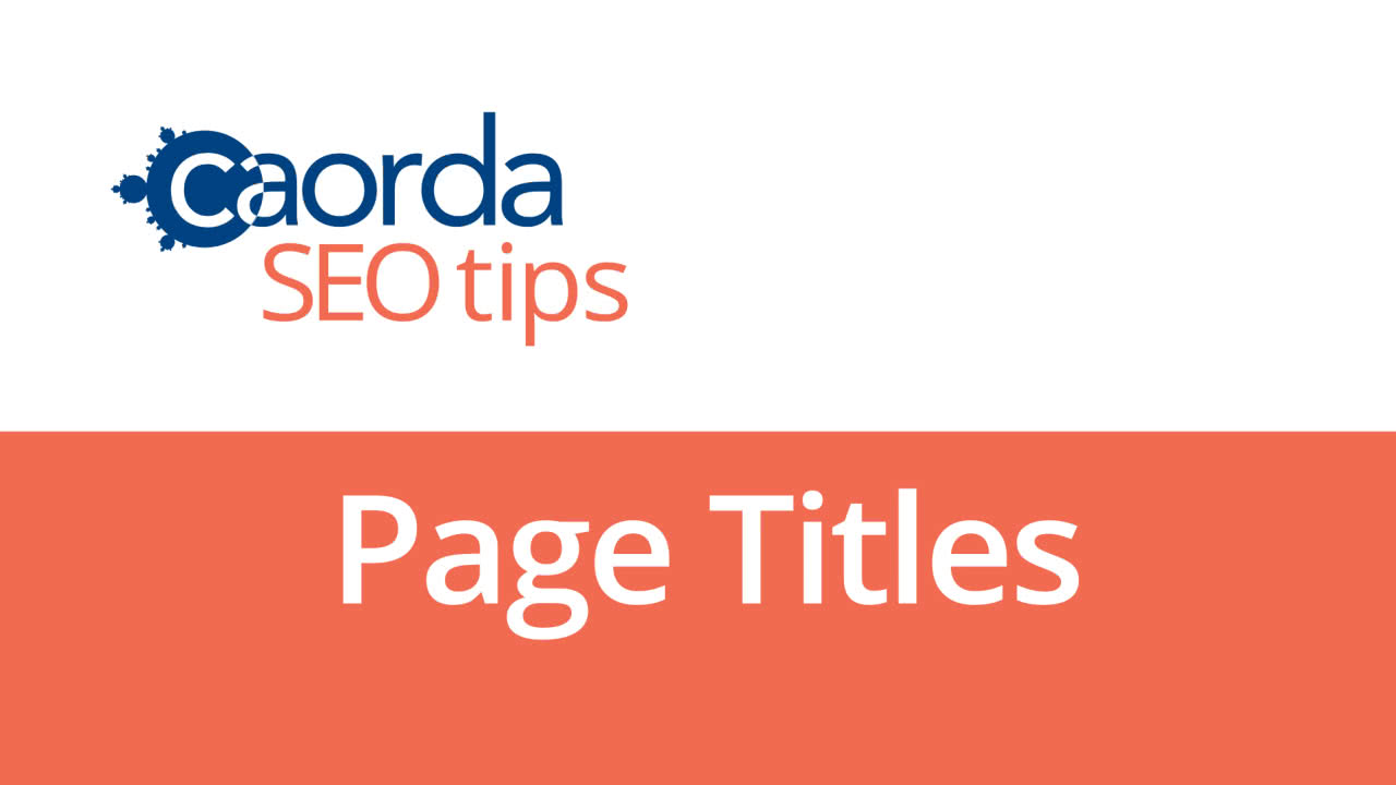 SEO Video: What are Page Titles and How to Use Them