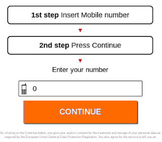 Are you sure? Scammy mobile form