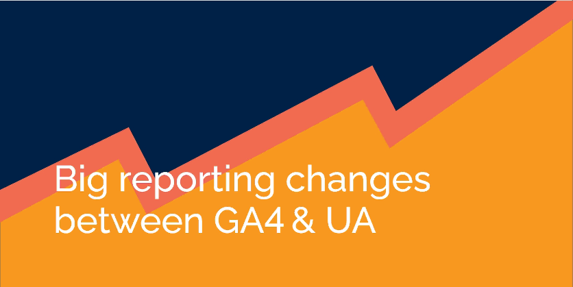 Illustration of the differences between UA and GA4