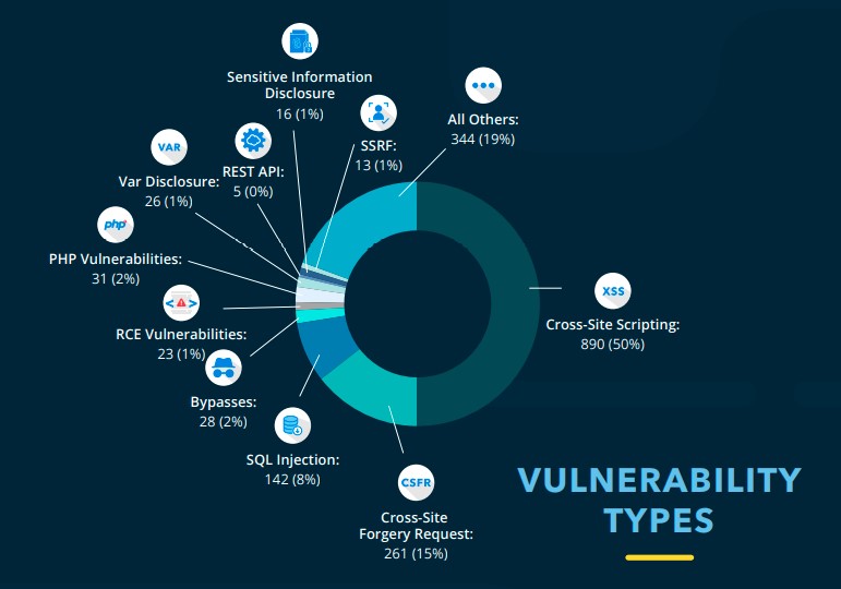 different types of WordPress vulnerabilities 